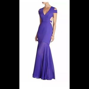 BCBG AVA cutout gown dress 4 EUC WORN ONCE
